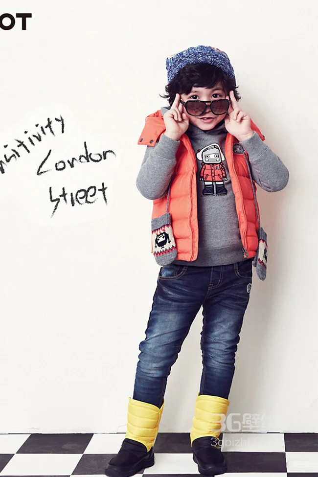 文梅森（mason）可爱写真手机壁纸1