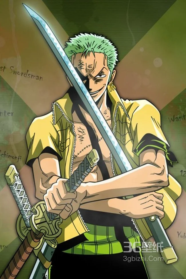 海贼王双刀索隆手机壁纸下载1