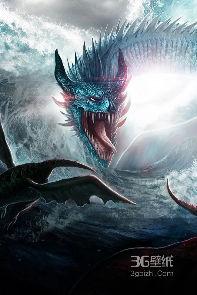 炫酷的龙精美手机壁纸1