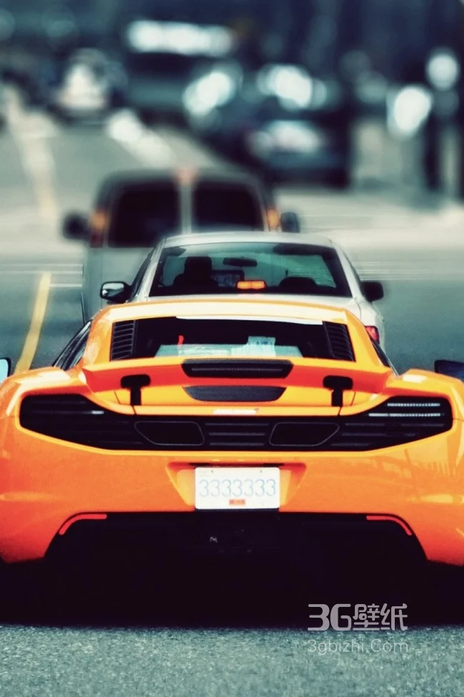 兰博基尼帅气尾部手机桌面壁纸1