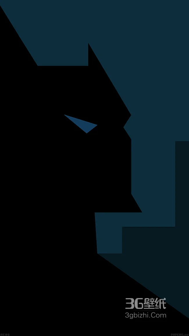 简约风精美的蝙蝠侠手机壁纸1