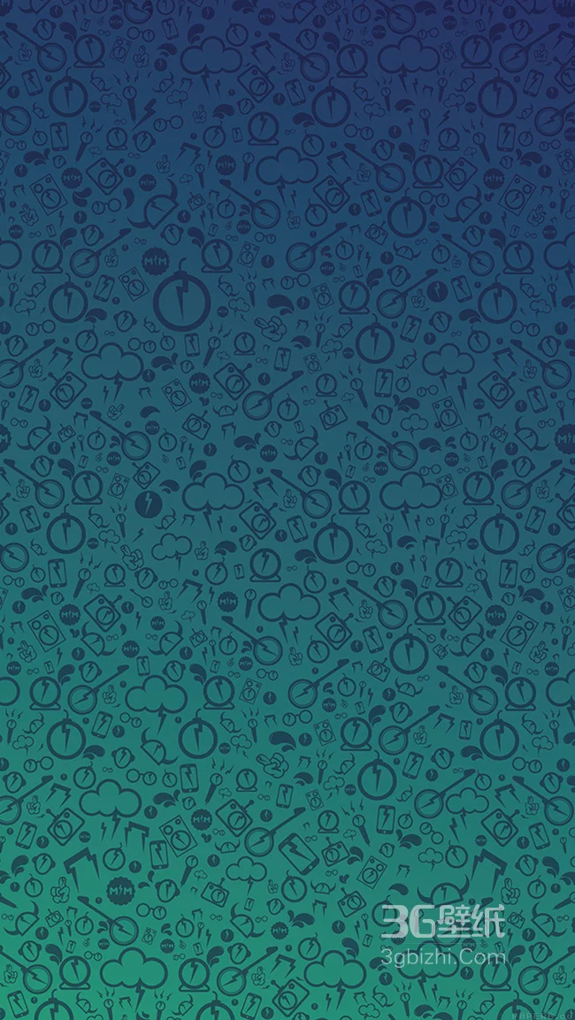 满屏的图标个性手机桌面1