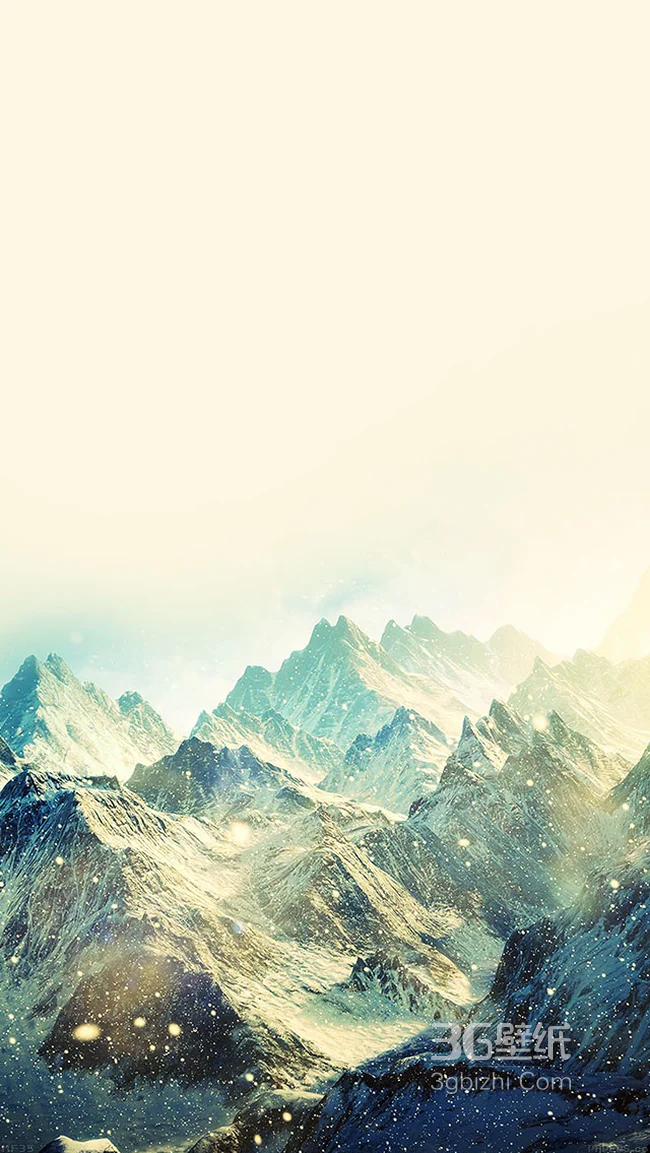 唯美的山脉巍峨耸立1