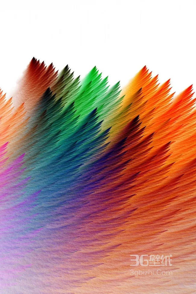 七彩创意线条高清手机壁纸免费下载1