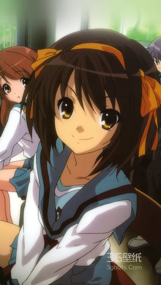 大眼睛动漫女孩小米手机桌面1