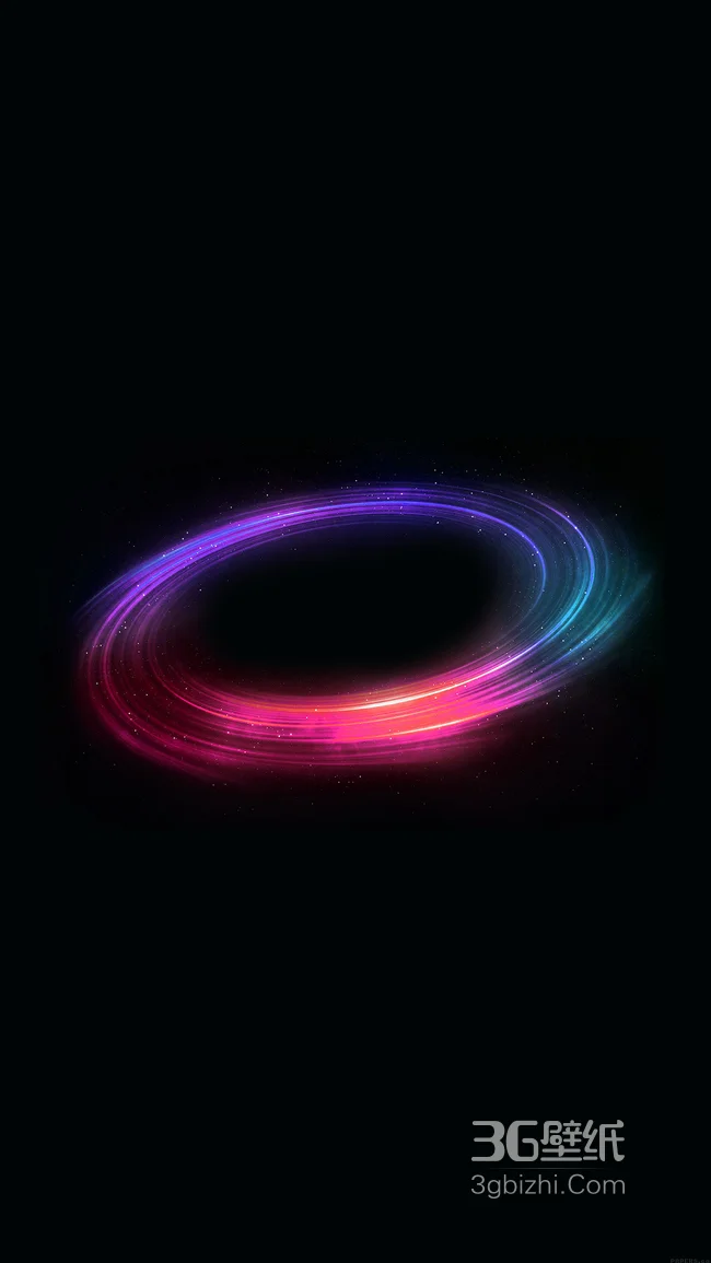 炫彩碟形炫光手机壁纸图片1