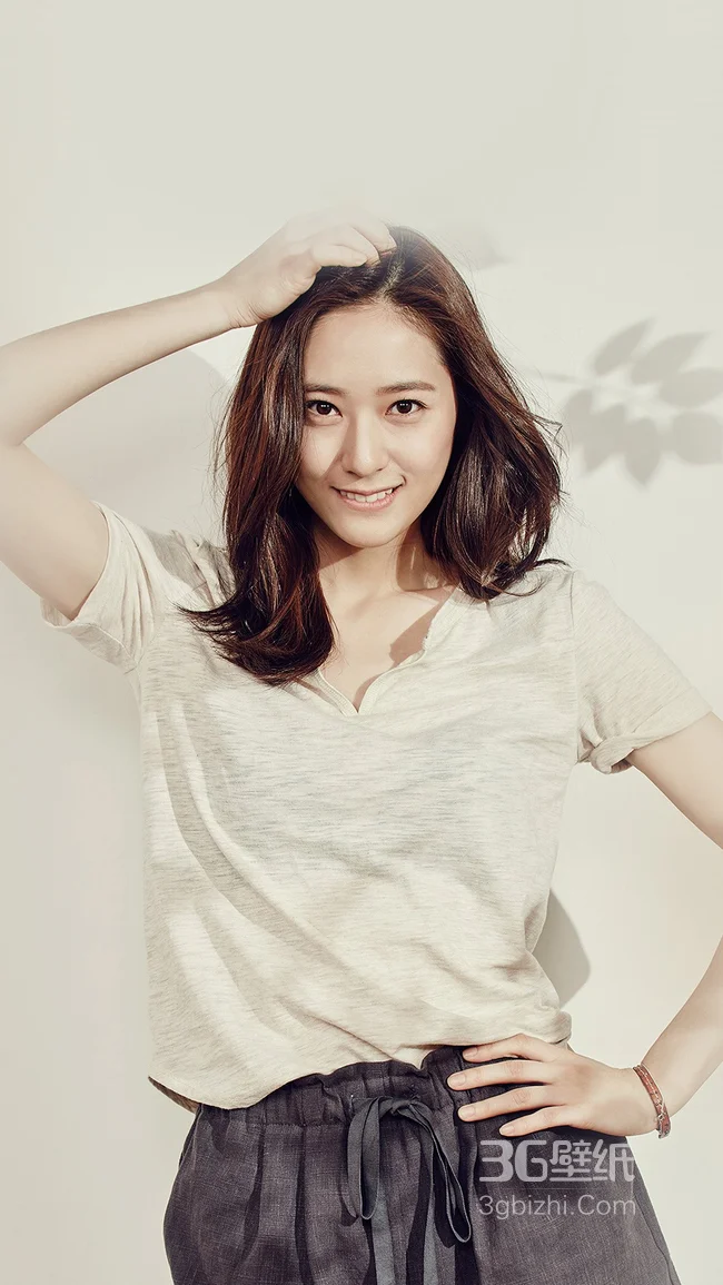 清新白富美唯美手机桌面1