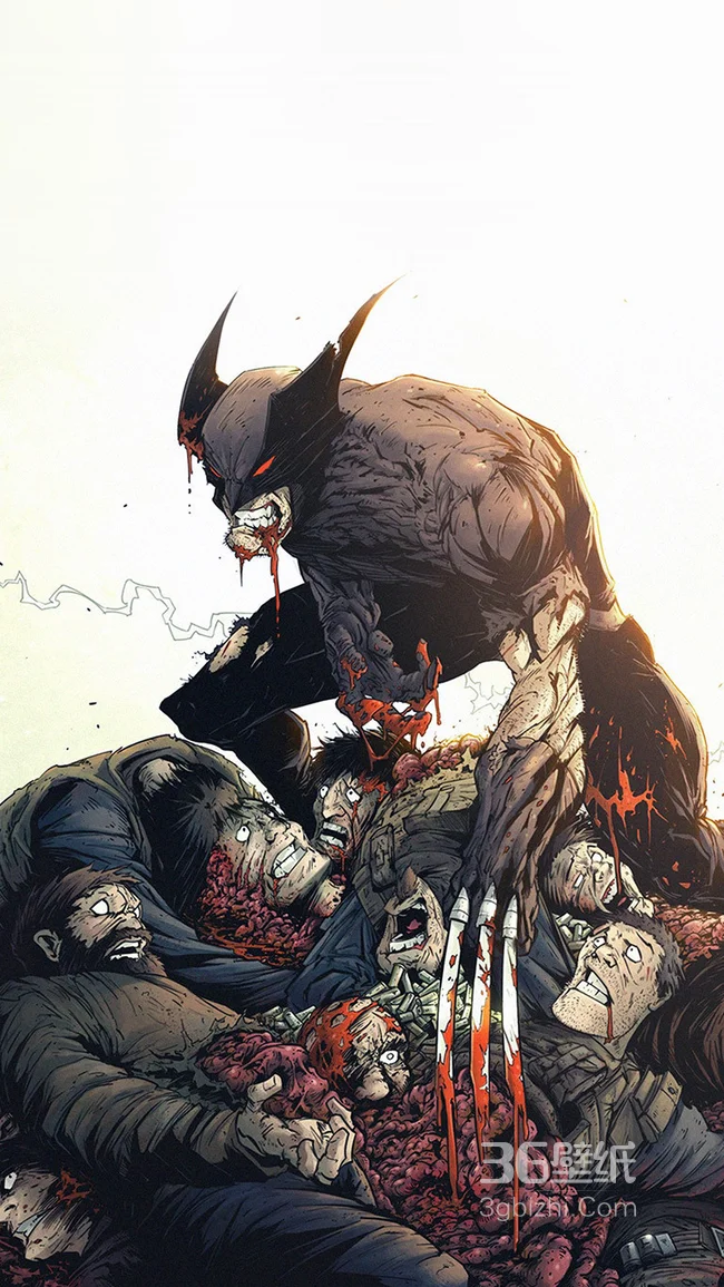 动漫英雄金刚狼手撕坏蛋1