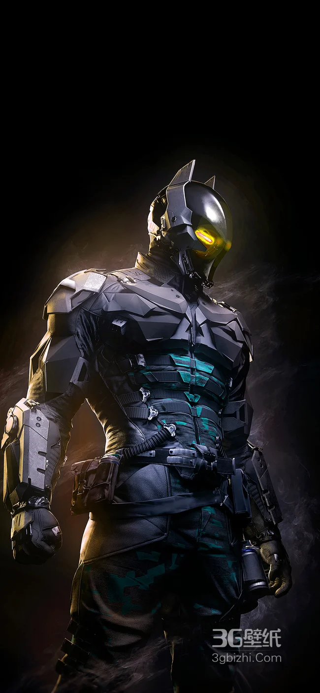 动漫DC英雄钢铁盔甲蝙蝠侠个性手机壁纸1