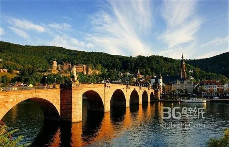 最美小镇之一海德堡不同的色彩和格局图片6