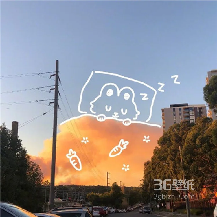 如果白云加上一些可爱的创意手绘是什么样子的呢？6