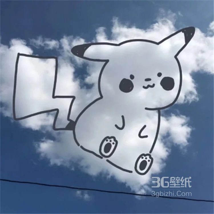 如果白云加上一些可爱的创意手绘是什么样子的呢？5