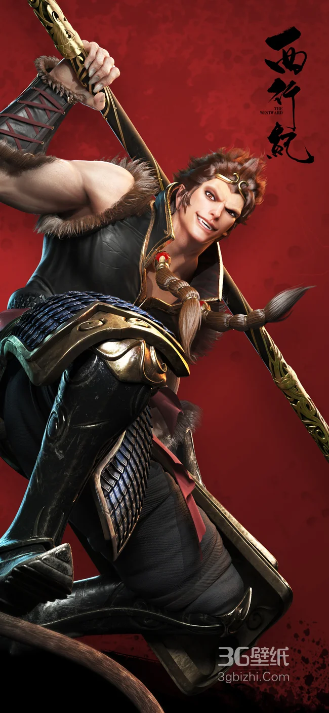 西行记超话里的手持金箍棒孙悟空高清手机壁纸1