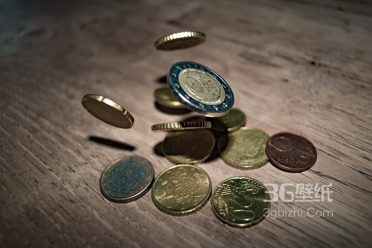 硬币货币的一组高清素材图片2