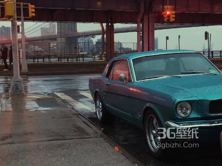 接近夜晚的欧美城市街道图片7