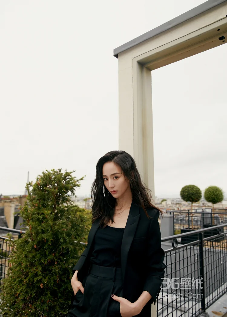 张钧甯干练性感，攻气十足黑色西服写真图片7