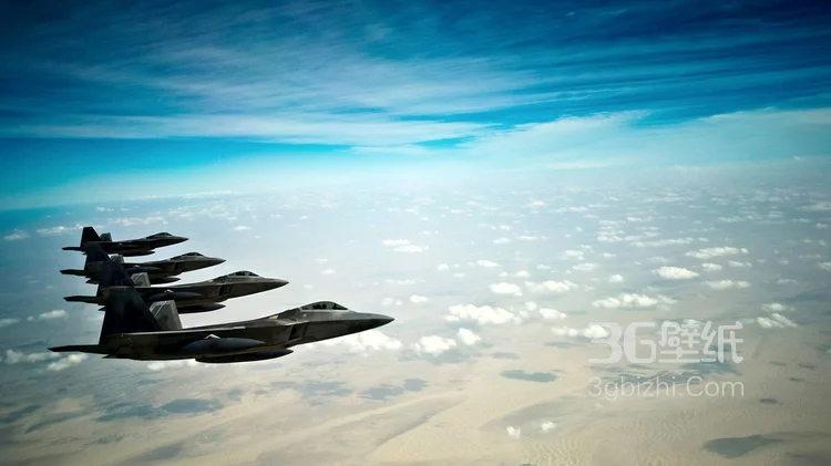 美国新型隐形战机F-22高清图片1