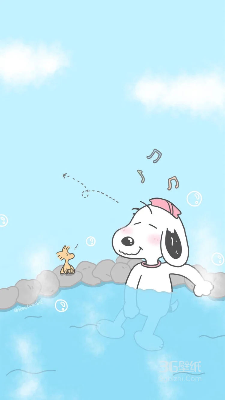 一组小清新的食物和小动物的动漫图片6