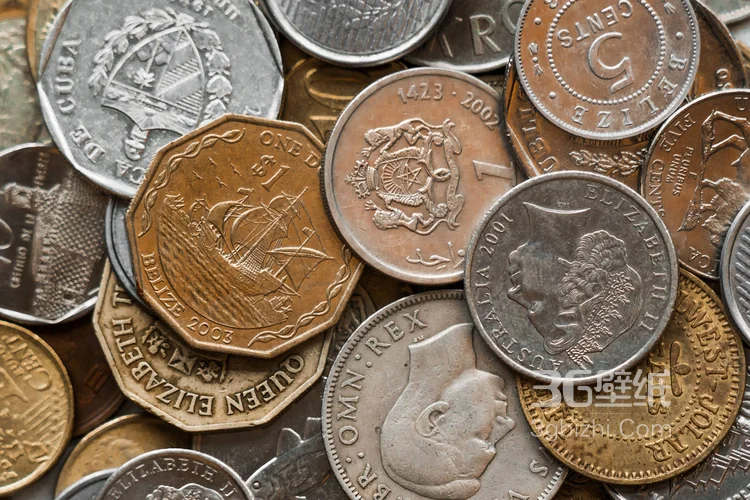 硬币货币的一组高清素材图片7