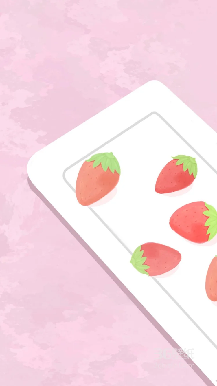 一组小清新的食物和小动物的动漫图片2