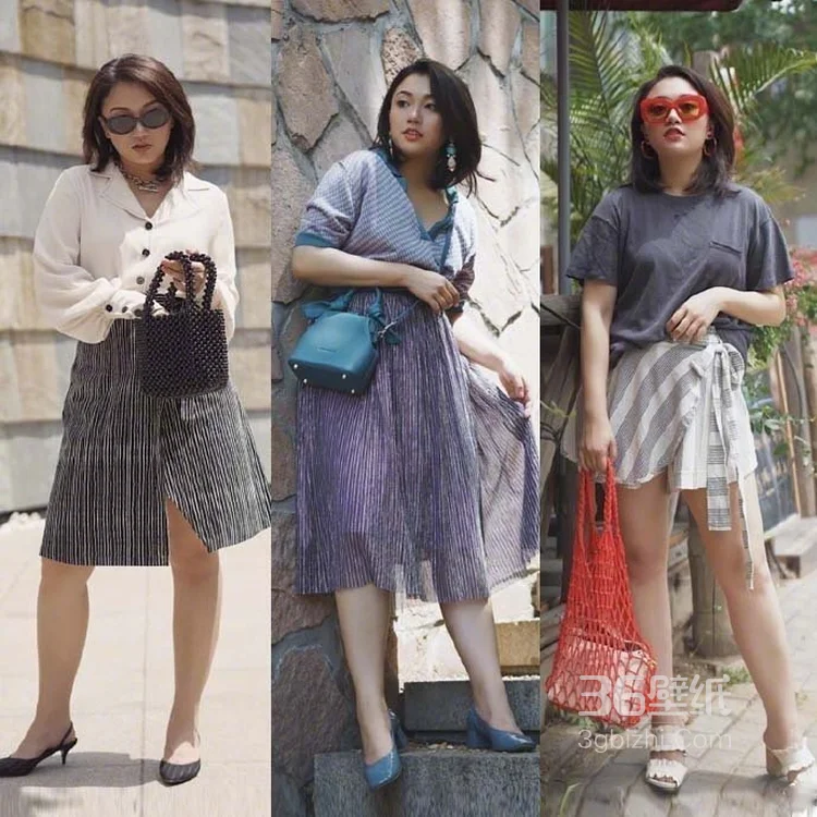 长裙，衬衫，短裤等潮流女性秋季新搭配图片3