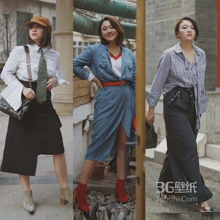 长裙，衬衫，短裤等潮流女性秋季新搭配图片5