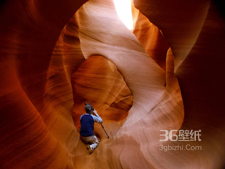 奇幻自然峡谷美国亚利桑纳州羚羊峡谷高清图片7
