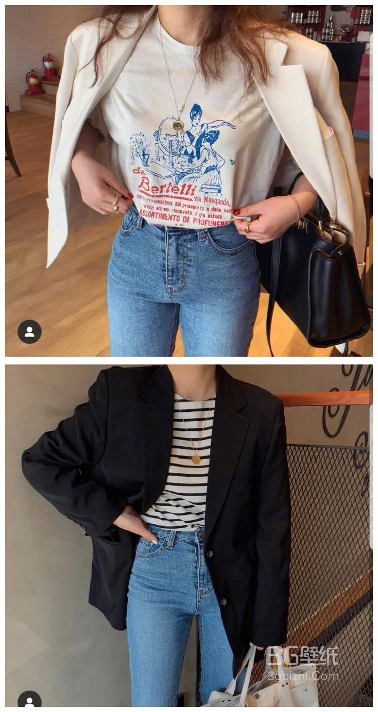 秋季女生小西服如何搭配大全9