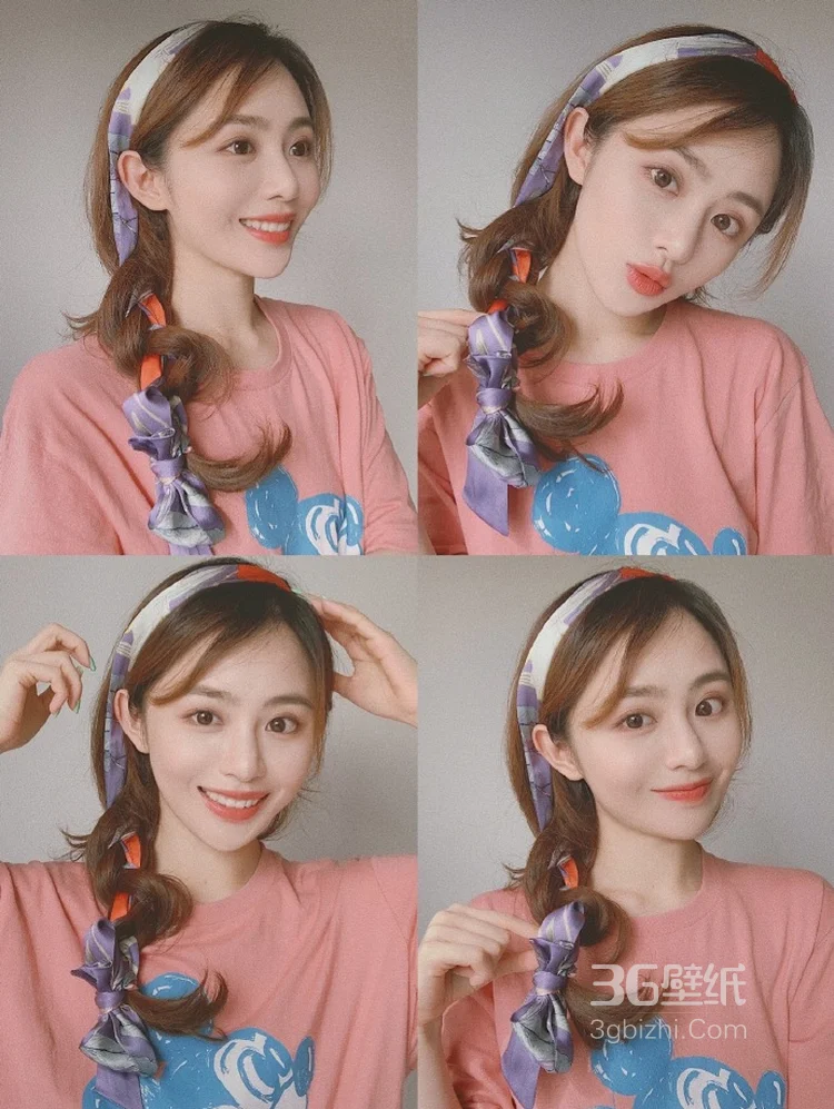 长发发带的绑法，教你怎么绑发带比较好看。4