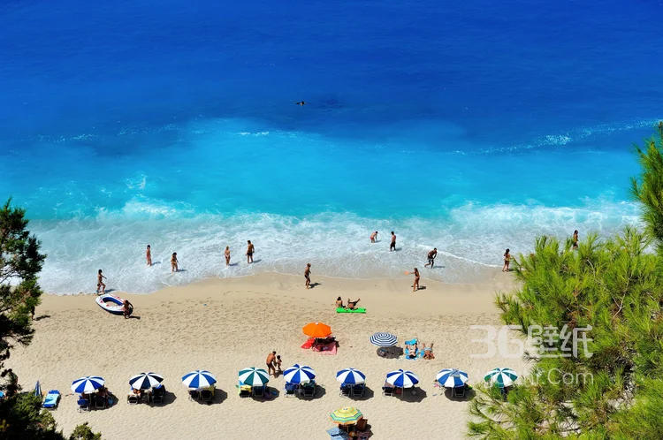 高清的沙滩海滨浴场图片10
