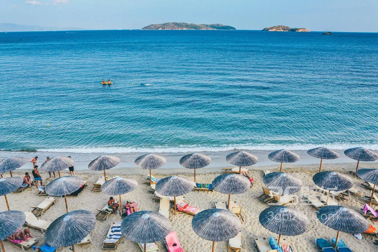 高清的沙滩海滨浴场图片9