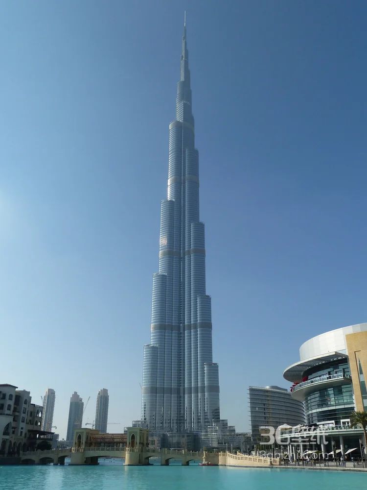 土豪国家迪拜地标建筑哈利法塔图片1