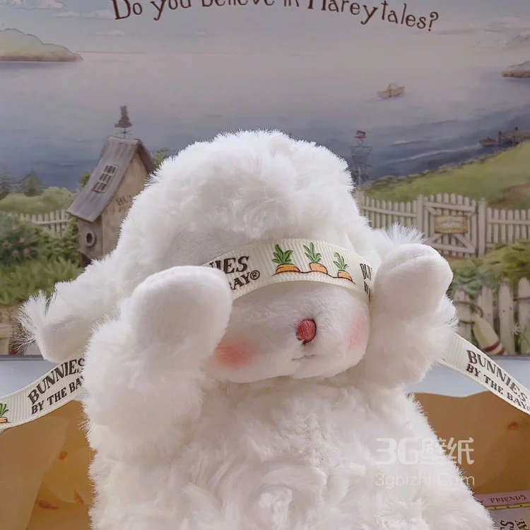 毛茸茸的可爱玩具羊图片6