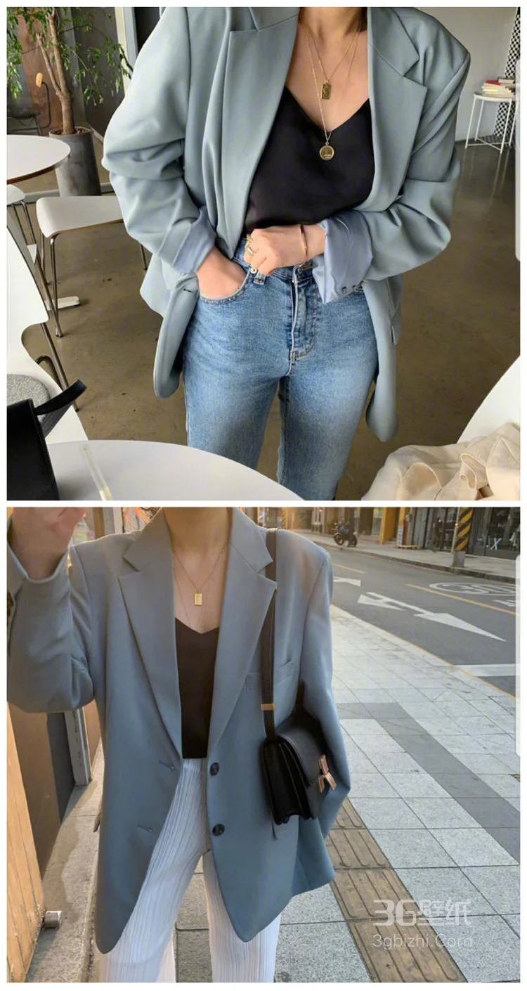 秋季女生小西服如何搭配大全8