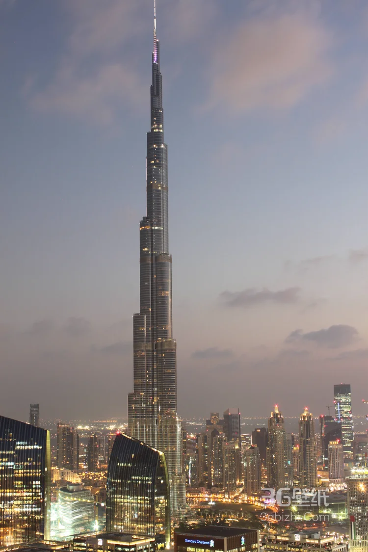 土豪国家迪拜地标建筑哈利法塔图片9