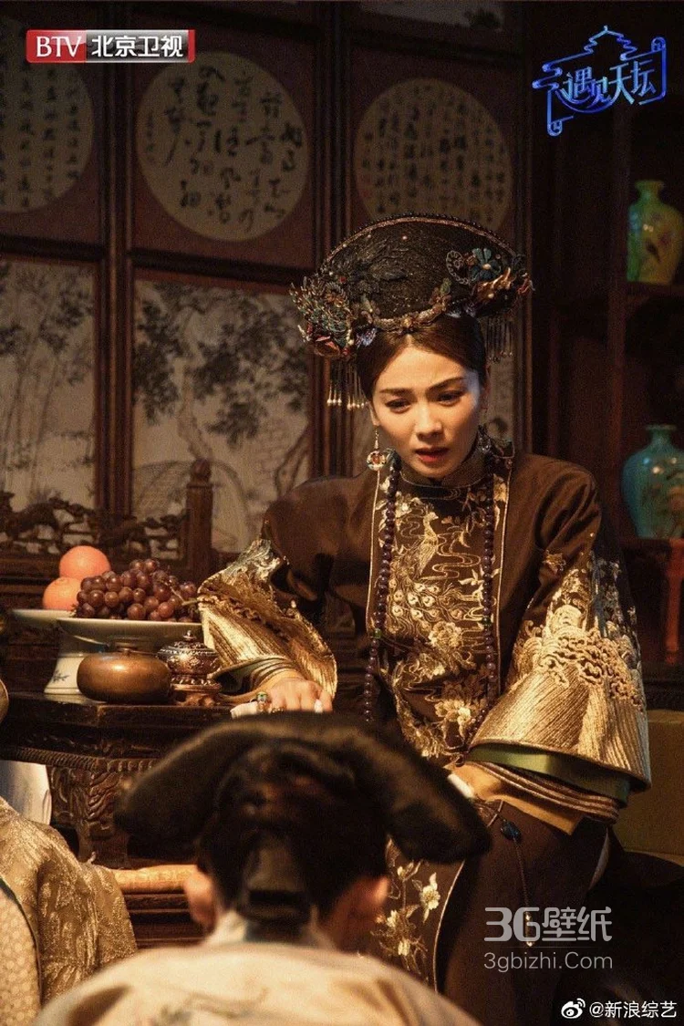 刘涛版孝庄登场，综艺节目《遇见天坛》刘涛清宫造型图片7