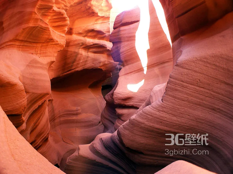 奇幻自然峡谷美国亚利桑纳州羚羊峡谷高清图片8