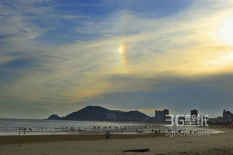 广东广州的南沙大角山海滨公园风景图片4