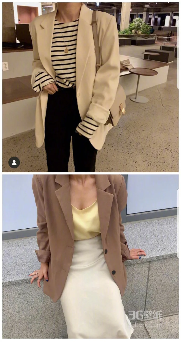 秋季女生小西服如何搭配大全6