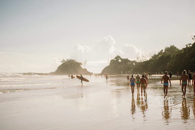 高清的沙滩海滨浴场图片6