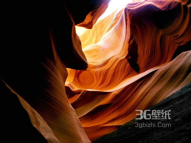 奇幻自然峡谷美国亚利桑纳州羚羊峡谷高清图片9