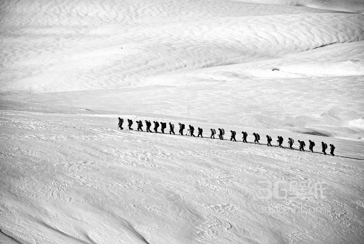 极限运动之“登山”图片，极寒天气极端气候的极限挑战！7