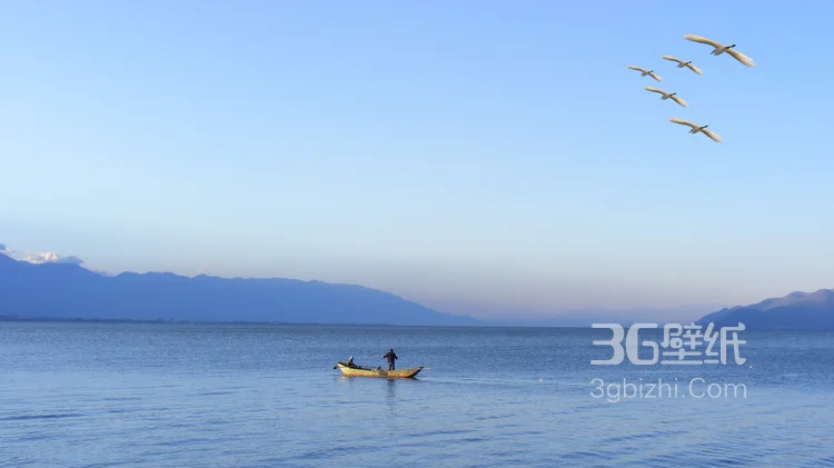 国内热门旅游地大理“洱海”高清图片3