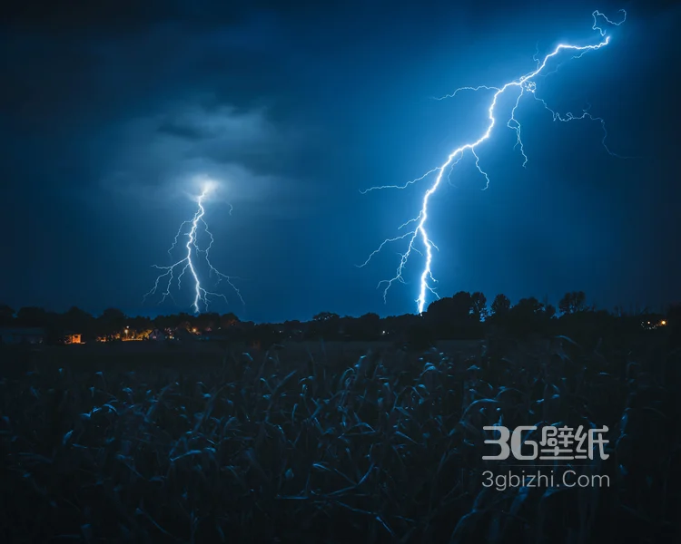 高清闪电，雷暴等自然景象图片10
