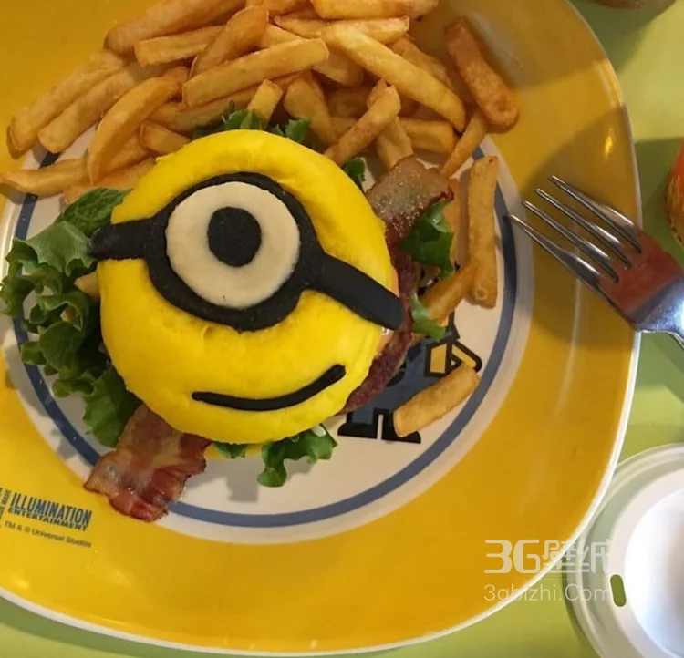 柠檬，蛋挞，蛋糕，薯条的黄色调美食图片6