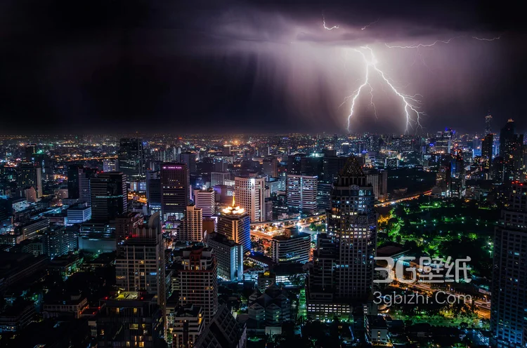 高清闪电，雷暴等自然景象图片4