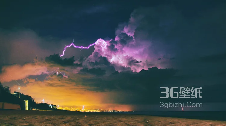 高清闪电，雷暴等自然景象图片2