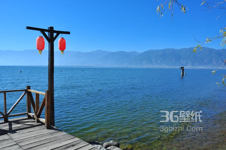 国内热门旅游地大理“洱海”高清图片6