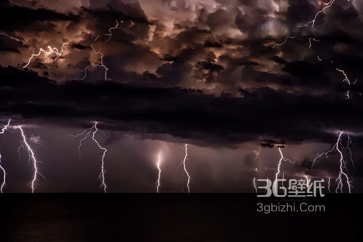 高清闪电，雷暴等自然景象图片7