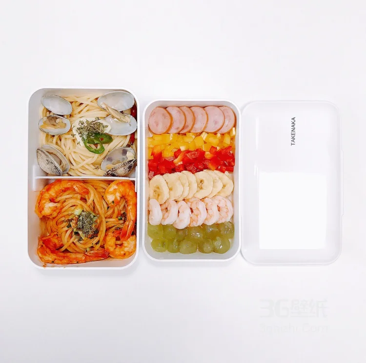 精致的韩式便当泡菜，沙拉，，橘子，粉丝等图片大全8